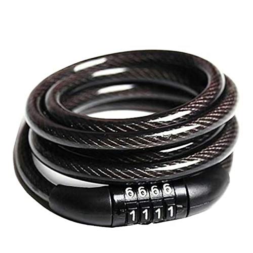 FASTPED Combination Numeric Cable Lock (Black, Painted Finish) - Image 2