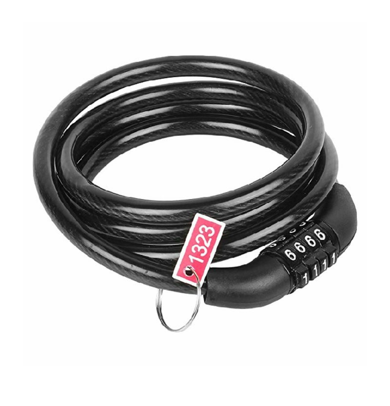 FASTPED Combination Numeric Cable Lock (Black, Painted Finish) - Image 5