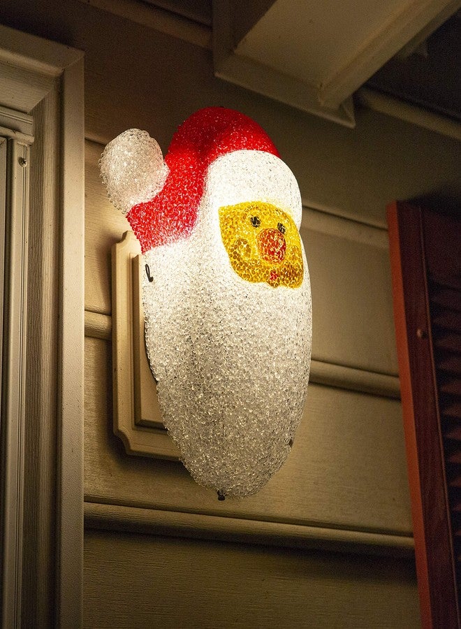 Besti Santa Porch Light Cover Holiday and Christmas Decorations | Flexible, Weather-Resistant Acrylic | No Tools or Installation Required | Fits Standard Outdoor Lighting - Image 1