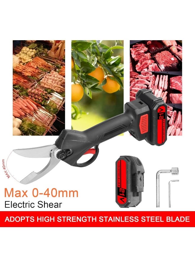 Generic DURAGS Electric scissors, 21V Cordless Cutter Brushless Motor Electric Kitchen Shear 40mm Bone Barbecue Meat Cutting Machine  - Image 2