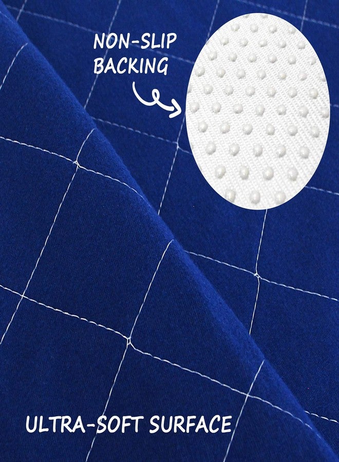 Coldwind Washable Pee Pads for Dogs, Reusable 48" Round Whelping Pads, Whelping Box for Dogs, Puppy Training Pads with Non-Slip Back for Playpen/Crate, Dog Housebreaking Absorption Pad - Image 5