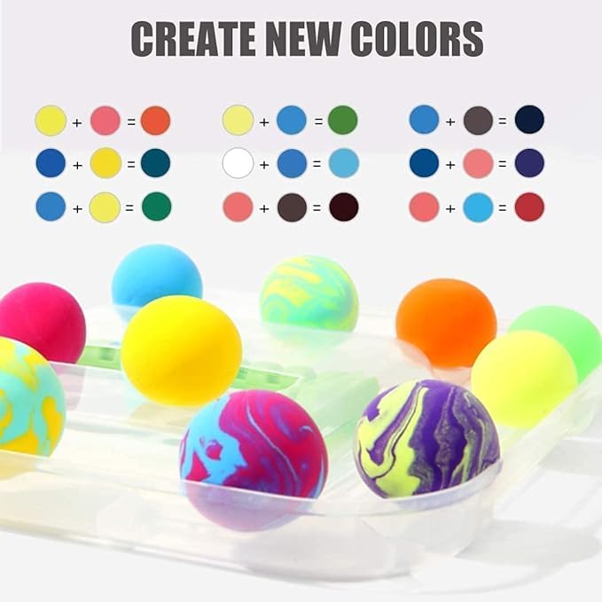 Air Dry Modeling Clay Set, 12 Colors, Non-Toxic Ultra Light Clay Foam Clay and Sculpting Tools, Creative Art Kit for Kids (12) - Image 5