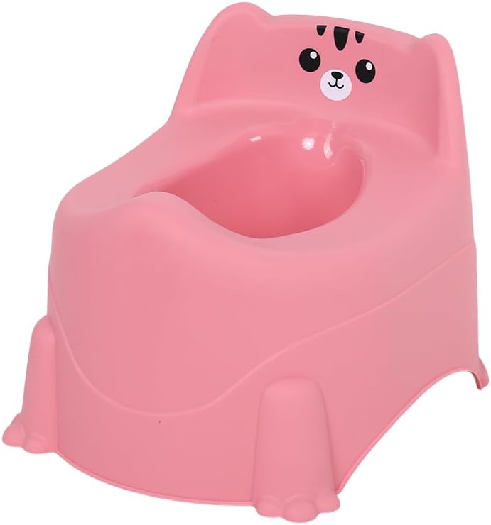 Turtees Cute Potty with Cat Design - Pink - Image 1