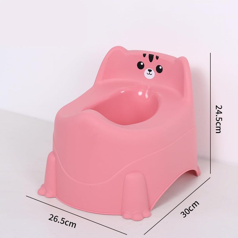 Turtees Cute Potty with Cat Design - Pink - Image 5