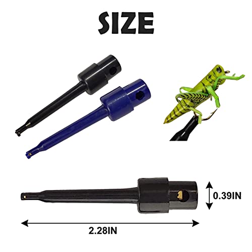 Riverruns 6pcs Fly Hook Hackle Pliers, Flies Lures or Hooks Display, Hackle Wrapping with A Free Mini Fly Box Packing - Image 2