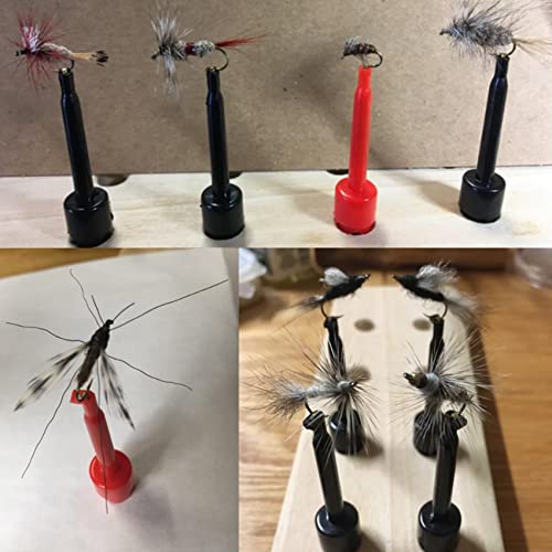 Riverruns 6pcs Fly Hook Hackle Pliers, Flies Lures or Hooks Display, Hackle Wrapping with A Free Mini Fly Box Packing - Image 5