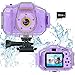Agoigo Kids Waterproof Camera  Children Underwater HD Video Digital Camcorder Portable Travel Toy for Toddler  Ideal Christmas Birthday Gifts for Boys Girls Age 312 with 32GB Card Purple - Image 4