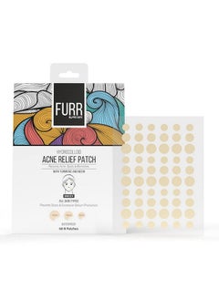 Furr FURR by Pee Safe Acne Patches For Pimples | 60 Hydrocolloid Acne Relief Patches - 3 Sizes | Made with Ayurvedic Ingredients | Anti Inflammatory | Reduces Acne, Spots and Blemishes  - Image 1