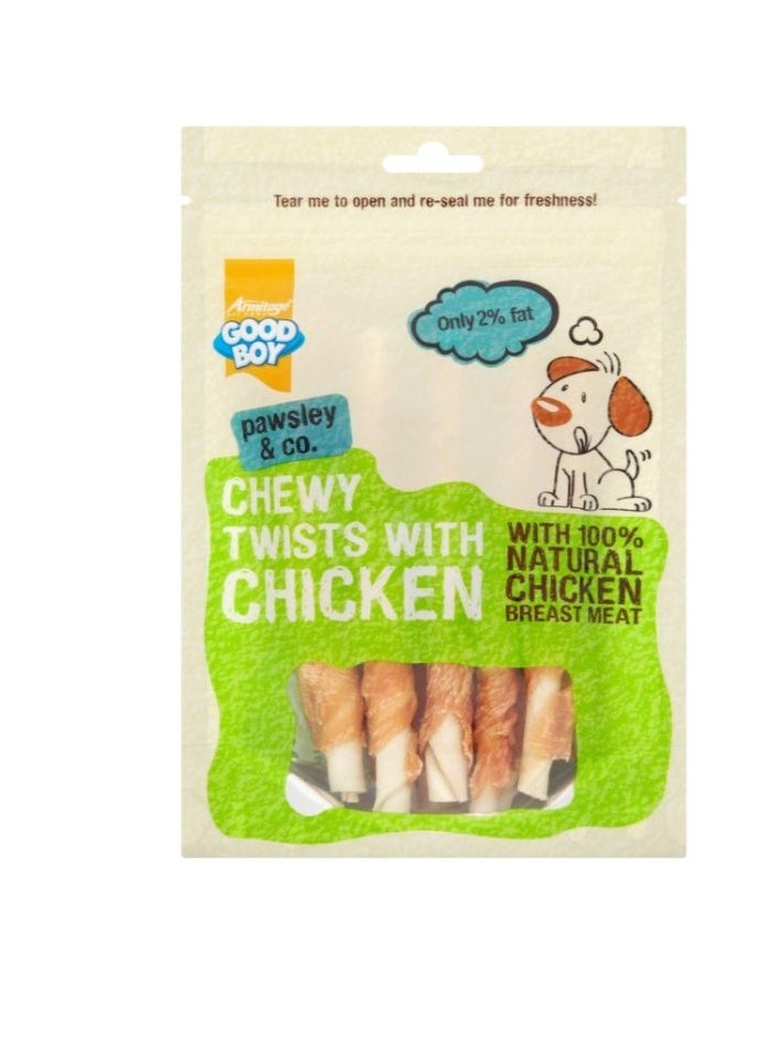 Good Boy Goodboy Chewy Chicken Twists 90 g - Image 1
