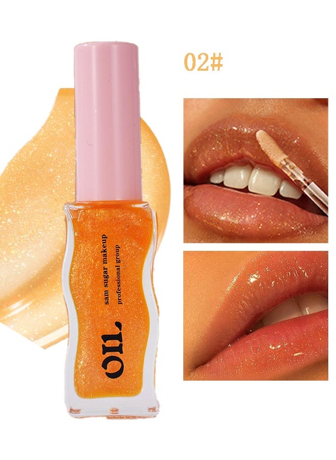 Fruit Honey Lip Care Oil 02#, Pearlescent Lip Balm, Moisturizing Plump, Honey Essence Lip Gloss - 8 ML - pzsku/Z901FBE17EB14DF2E2E1BZ/45/_/1734664192/fab4f137-cd99-4d6e-b685-5a5cce01e02b