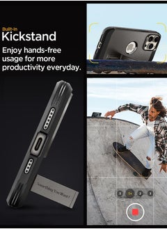 Spigen Tough Armor MagFit for iPhone 15 Pro Max Case Cover with MagSafe - Gunmetal  - Image 3