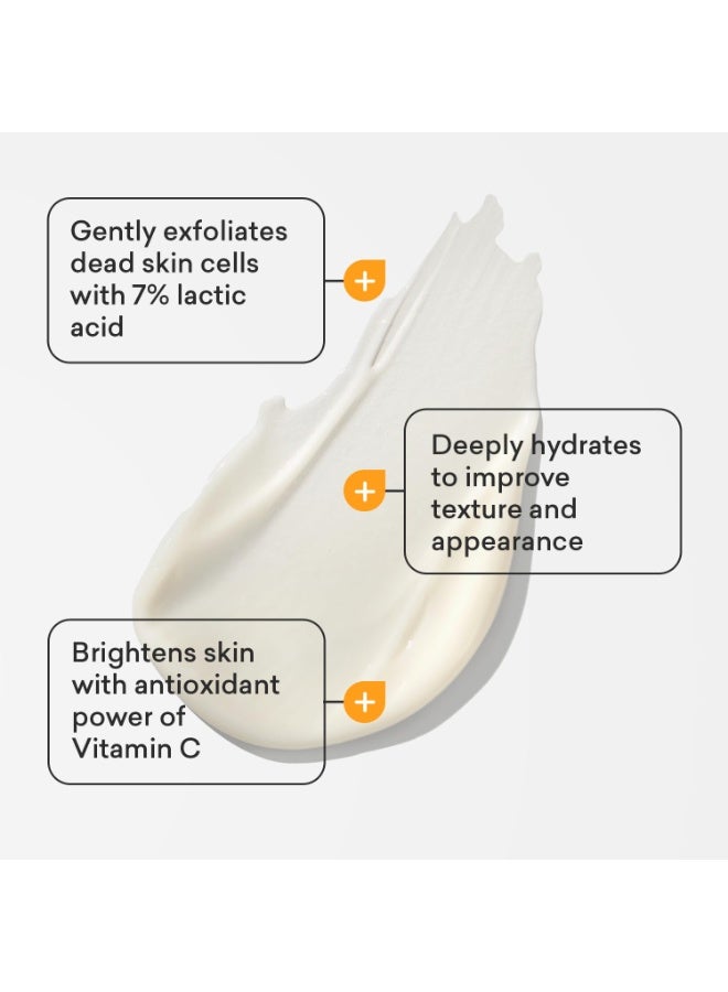 AmLactin Daily Vitamin C Lotion - 7.9 oz Body Lotion with 7% Lactic Acid - Skin-Brightening Exfoliator and Moisturizer for Dry Skin - Image 4