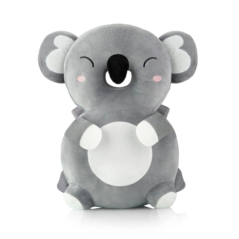PandaEar Baby Head Protection Backpack, Toddler Walking Head Protector, Adjustable Head Protector Pad Safety Cushion (Koala Grey) - Image 1