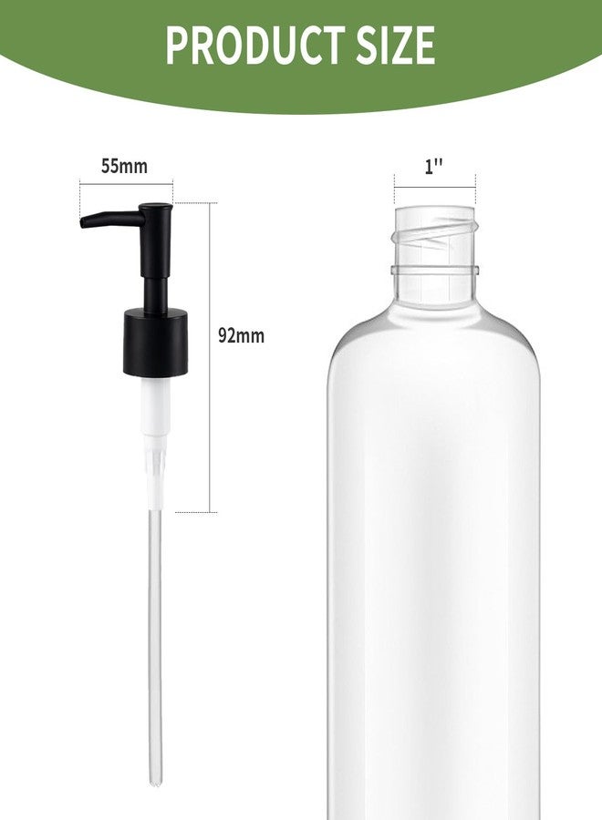 PEHADU 2Pack Pumps Lotion Soap Dispenser Replacement Pump for Your Liquid Soap, Lotion or Dish Soap Refill Dispenser Kitchen Bathroom Worktop Bottles 28/400 Thread Size (Black) - Image 3