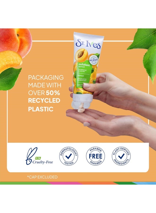 ST. Ives St. Ives Fresh Skin Apricot Face Scrub, Deep Exfoliator Skin Care for Clean, Glowing Skin, Oil-free Facial Scrub Made with 100% Natural Exfoliants, 6 oz  - Image 2