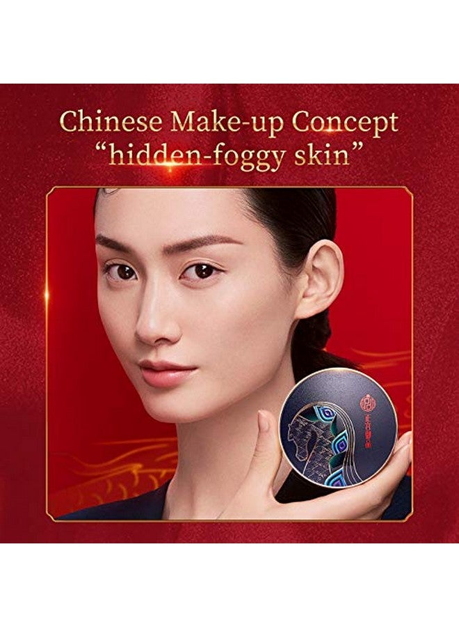 زيسي [كريم أساس مرطب من Palace Identity Air Cushion Bb، كريم أساس مقاوم للماء، خافي عيوب يدوم طويلاً، غطاء طبيعي لمكياج مشرق (C01Pottery White) - Image 4