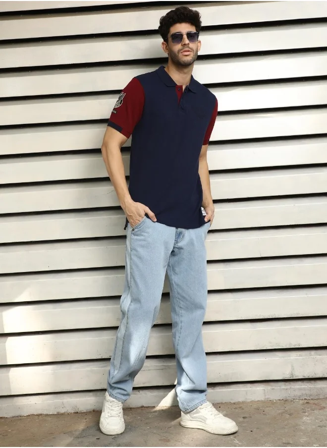 هاي ستار Men Navy T-shirts