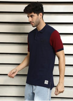 HIGH STAR Men Navy T-shirts  - Image 2