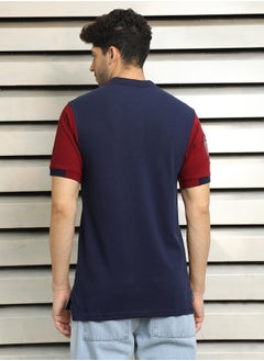 HIGH STAR Men Navy T-shirts  - Image 3