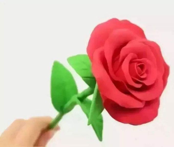 BOHS Red Modeling Foam Clay 1.1 Lbs, Squishy,Soft, Air Dryfor Flower Mirror,Cosplay,Fake Bake, Slime Supplies-500g - Image 3