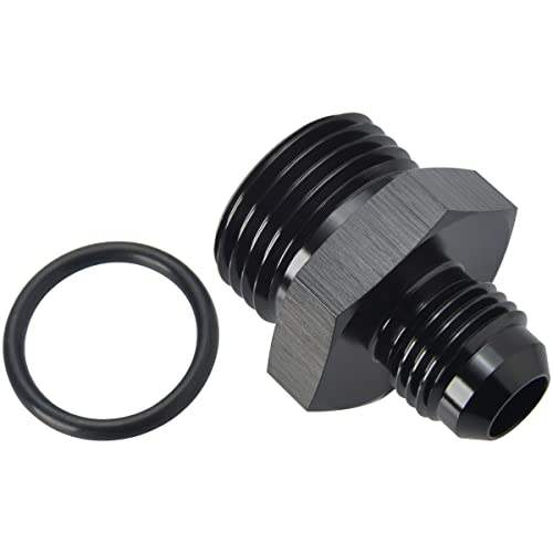 Podavelle 6AN Male Flare to 10AN ORB Oring Boss Fuel Pump Rail Adapter Fitting Aluminum Black - Image 5