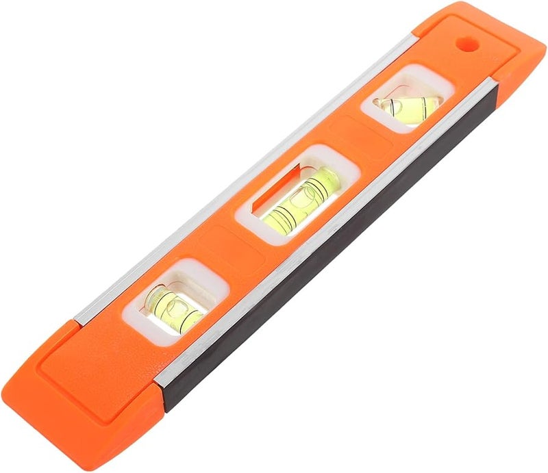 أداة مستوى سبائك الألومنيوم مع ٣ قوارير دقيقة ٤٥ ٩٠ ١٨٠ للسباكة وأعمال النجارة والبناء - Image 2