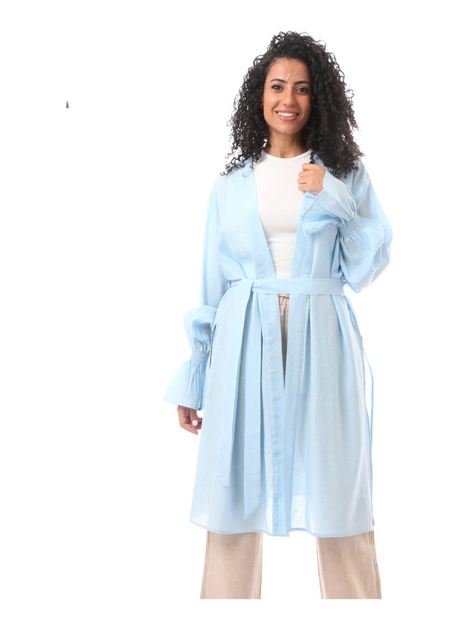 MERCH Women's Casual Cardigan With Belt  - Image 1
