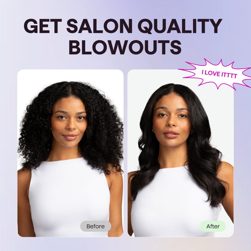 Wavytalk Updated Version Thermal Brush for Blowout Look, Blowout Express 1.5 Inch Ionic Thermal Round Brush Makes Hair Smoother Get Natural Curls, Dual Voltage, Easy to Use - Image 4