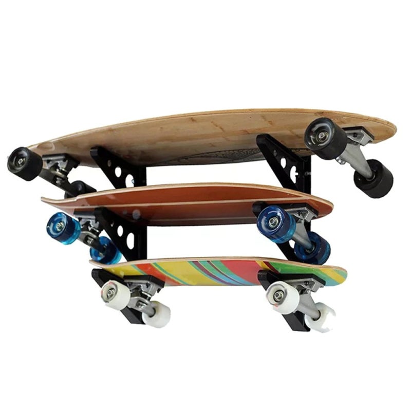 Skateboard Hanger: 1 Pc High-Quality PP Material With Screws - Adjustable Distance Longboard Mount for Home Wall Organizer, Sports Equipment Storage - Image 2