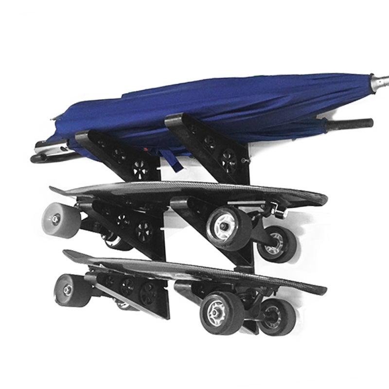 Skateboard Hanger: 1 Pc High-Quality PP Material With Screws - Adjustable Distance Longboard Mount for Home Wall Organizer, Sports Equipment Storage - Image 3