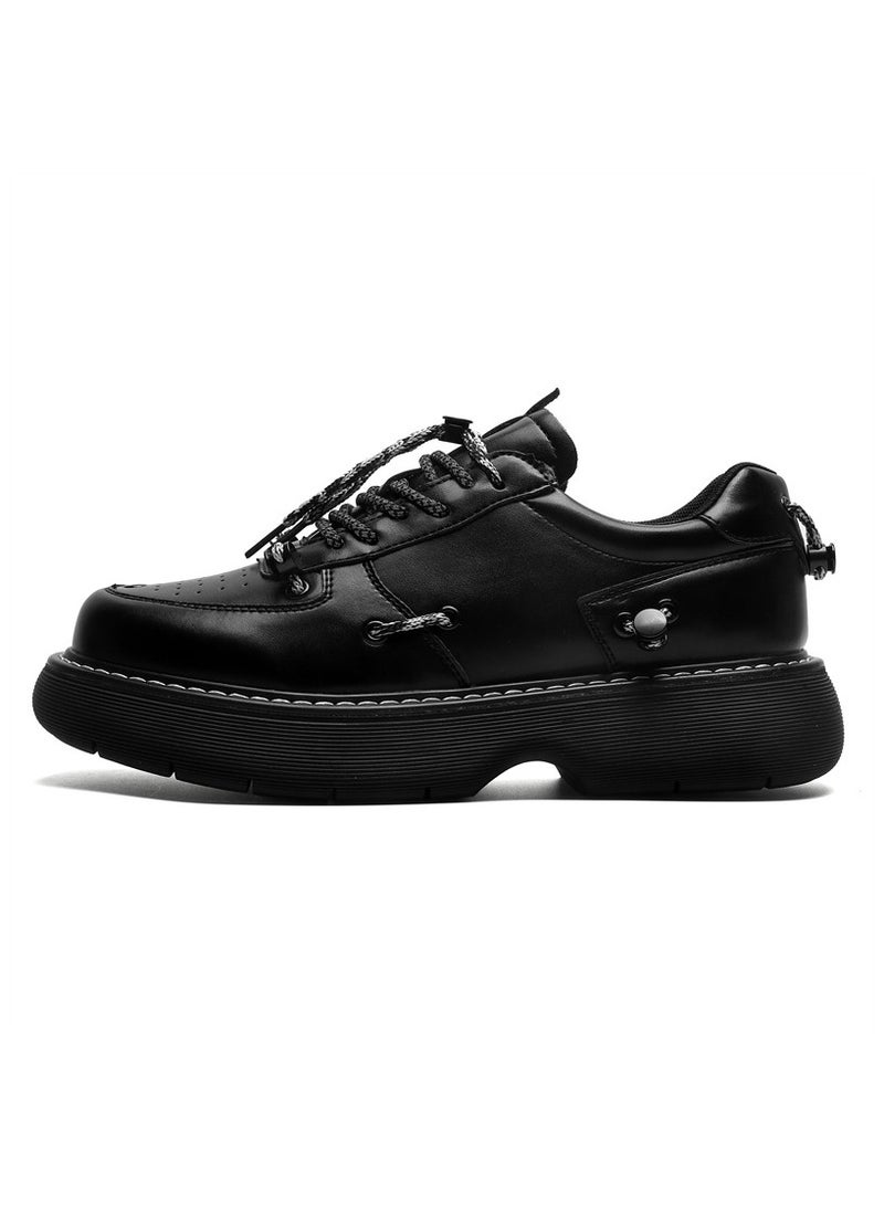 Warrior - Versatile Retro Casual Leather Shoes - Image 1