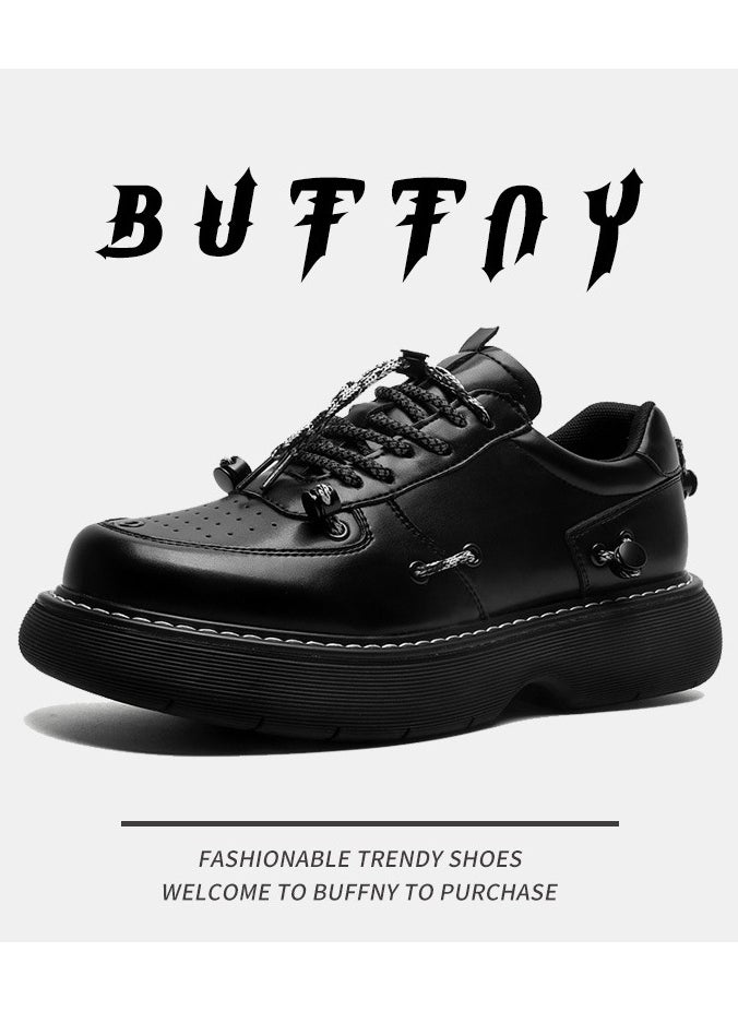 Warrior - Versatile Retro Casual Leather Shoes - Image 1
