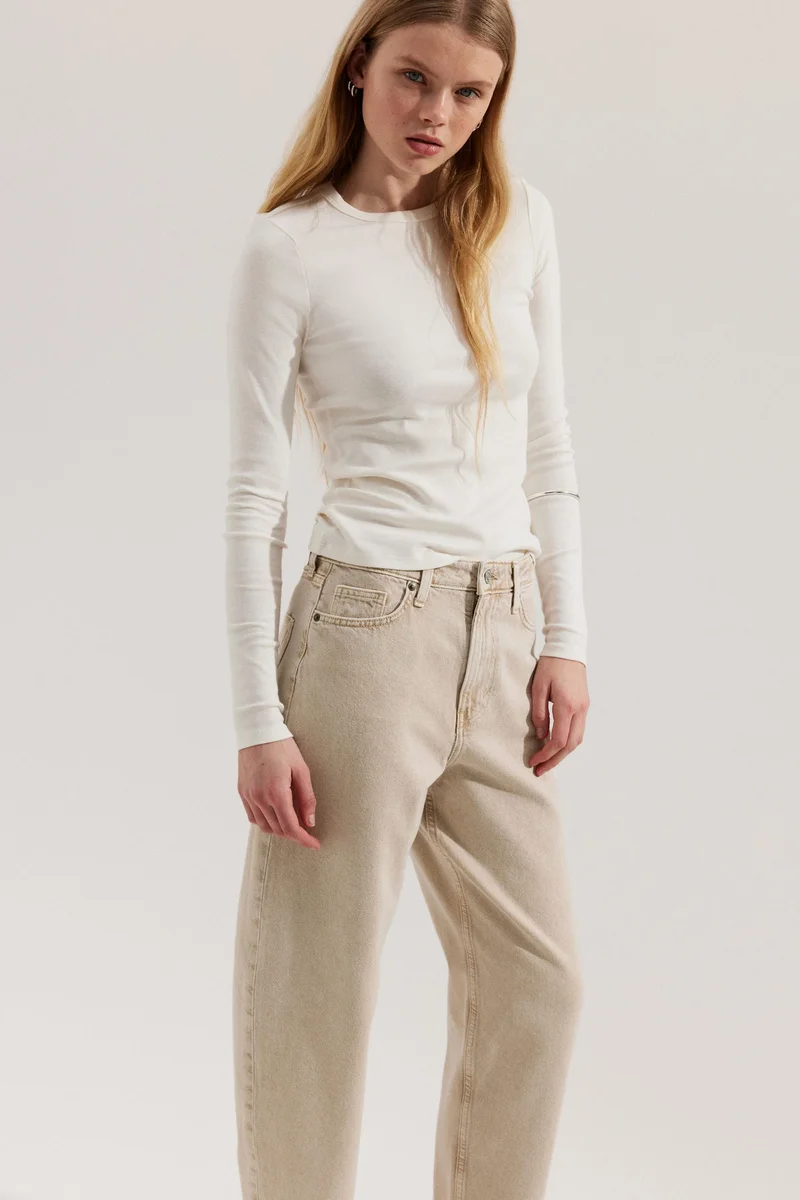 اتش اند ام Barrel High Jeans