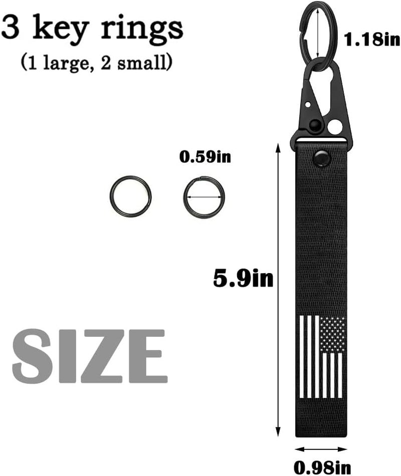 Dsycar American Flag Keychain Lanyard - Image 5