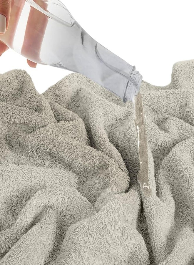 SALBAKOS مجموعة من 6 من مناشف اليد من قطن تركي 100% من سالباكوس 16x30 بوصة | جودة تراثية | مجموعة الفنادق والمنتجعات الصحية | مناشف يد فائقة النعومة، شديدة الامتصاص، تدوم طويلاً | مصنوعة في تركيا (حجر، 6 مناشف يد) - Image 4