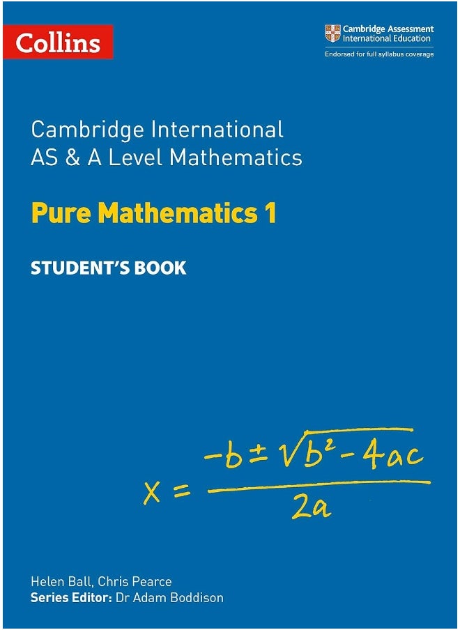 Cambridge International AS & A Level Mathematics Pure Mathematics 1 Student’s Book  - Image 1