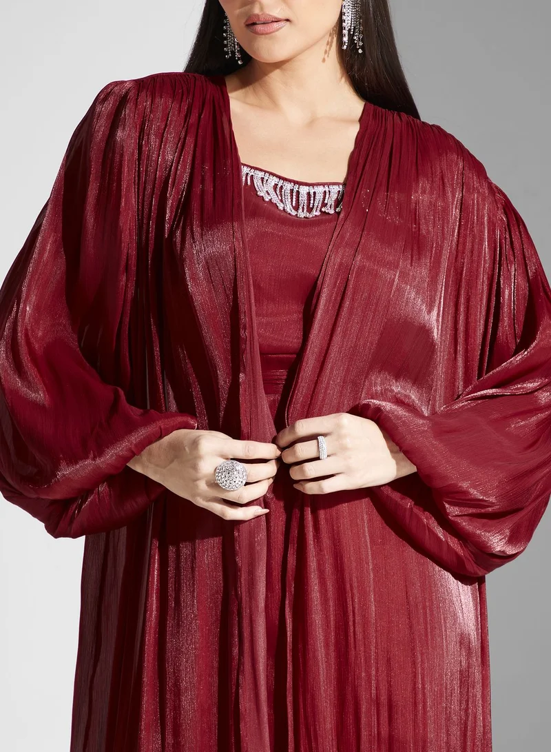 hayas closet Shimmering Maxi Dress
