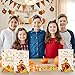 PERFQU 40 Pcs Thanksgiving Gift Bags Happy Thanks giving Goodie Bags Plastic Fall Maple Leaves Pumpkin Give Thanks Turkey Treat Candy Favor Tote Bags with Handles for Autumn Thanksgiving Party Favors Bulk - Image 4