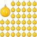 BBTO BBTO 36 Pcs ChristmasYellow Ball Ornament Xmas Shiny Balls Christmas Tree Pendants Baubles Set ations for Wreath  - Image 2