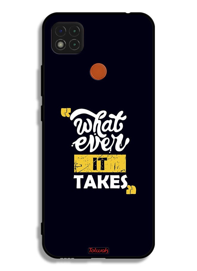 Tolwak Xiaomi Redmi 9C Protective Case Cover Whatever It Takes  - Image 2