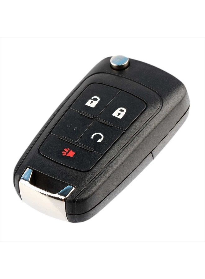 USARemote Key Fob Keyless Entry Remote Flip Shell Case & Pad fits Chevy 2010-2017 Equinox / 2012-2017 Sonic / 2015-2017 Trax / GMC 2010-2017 Terrain - Image 2