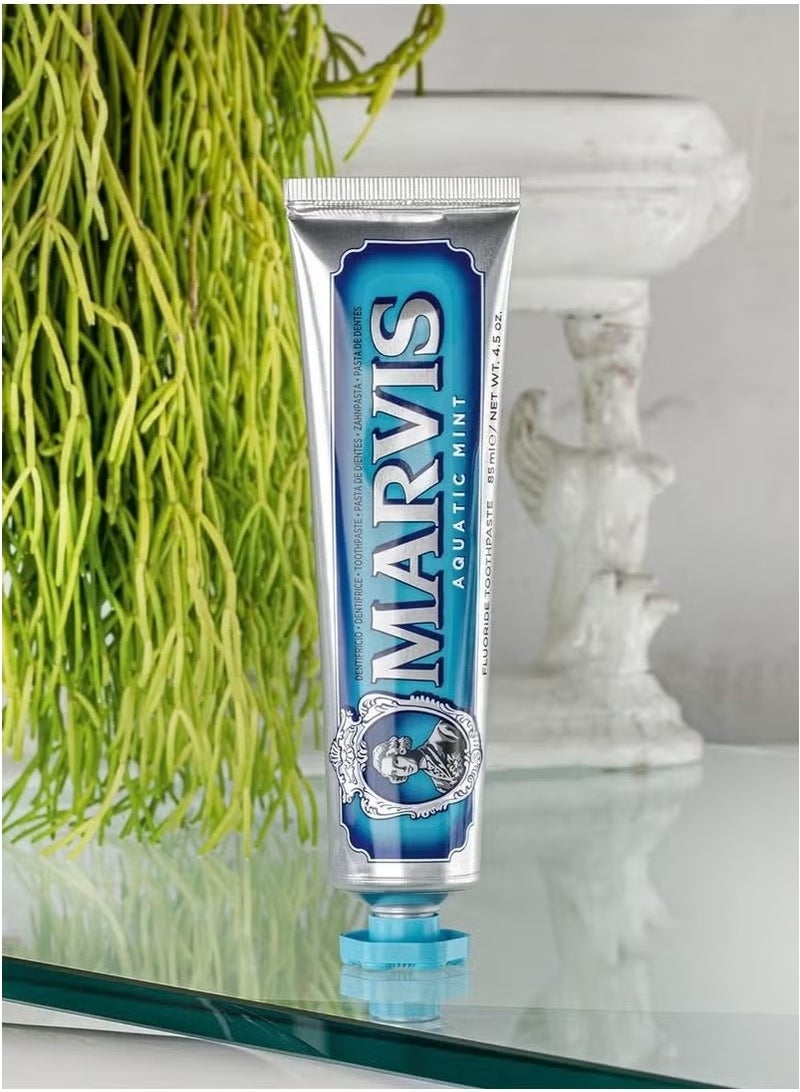 مارفيس معجون أسنان مارفيس الماء النعناع 85 مل - إضاءة وتنظيف الأسنان مع إيقاع المحيط الطازج - Image 2