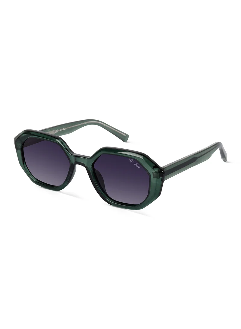ووجلز Red Pappy Rayvex Purple Polarized Hexagonal Sunglasses
