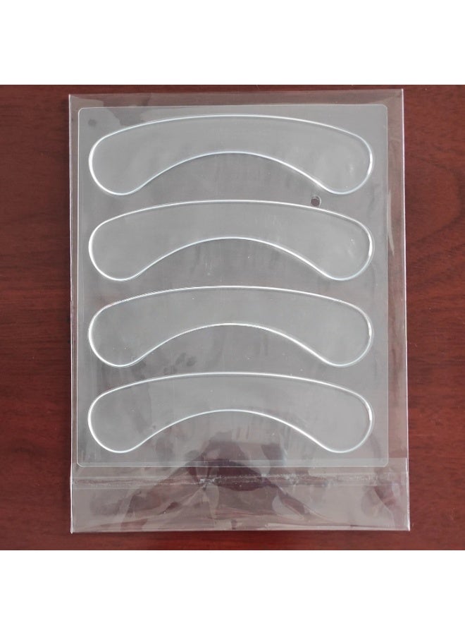8 Piece Reusable Transparent Silicone Lip Patches Set Washable Skin-Friendly and Long-Lasting for Intensive Lip Hydration Care and Daily Moisture Locking - Image 3