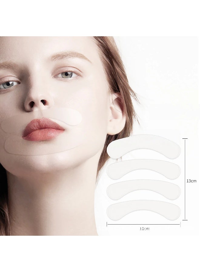 8 Piece Reusable Transparent Silicone Lip Patches Set Washable Skin-Friendly and Long-Lasting for Intensive Lip Hydration Care and Daily Moisture Locking - Image 1