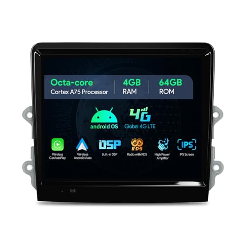 XTRONS 84 Inch Android 14 Car Stereo for Porsche 911CaymanBoxster with Optical Fiber Decoder IPS Touch Screen 4GB64GB Global 4G LTE Car Radio GPS Navigation Support Wireless CarPlay Android Auto - Image 1
