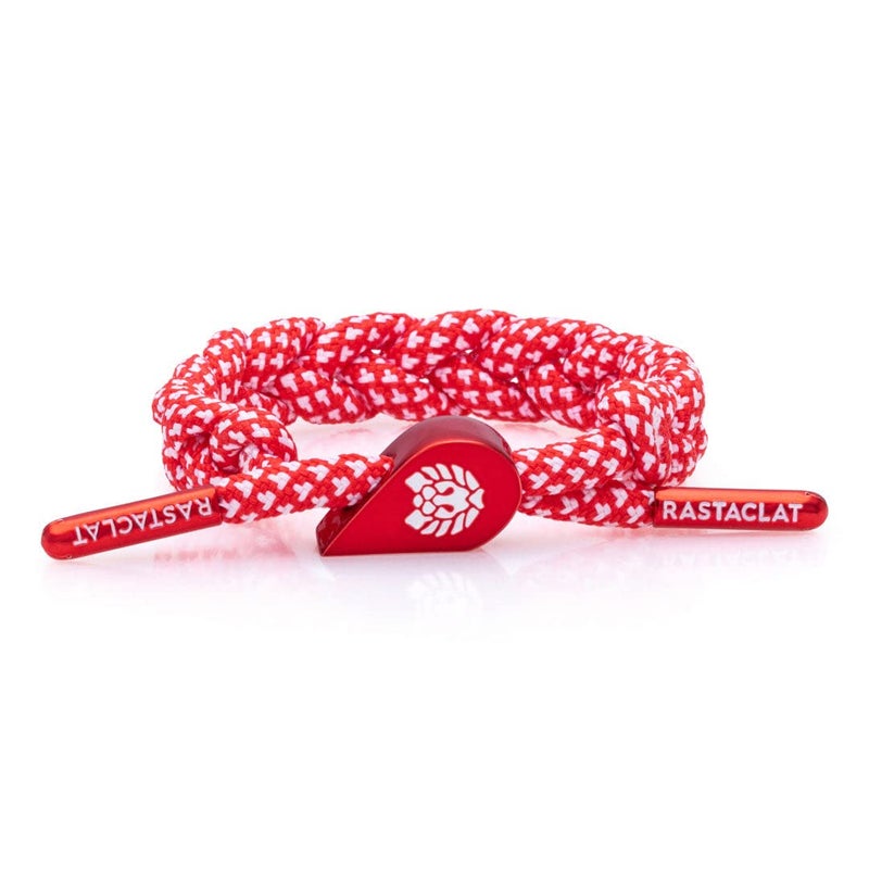 Rastaclat Couples Bracelet for Women and Men - Couples Red/Black/White Braided Bracelets | Adjustable Stackable & Made by Hand - Image 5