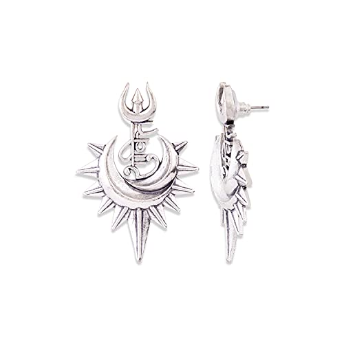 Voylla Aham Brahmasmi Shakti and Trishul Earrings - Image 2