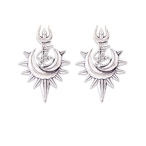 Voylla Aham Brahmasmi Shakti and Trishul Earrings - Image 1