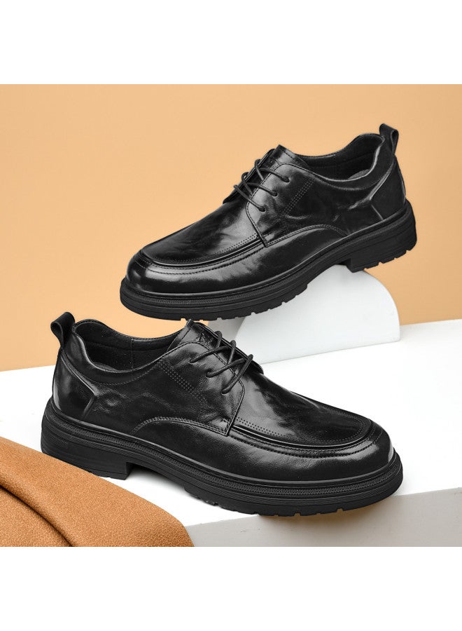 Septwolves Top Grain Leather】men's Urban Light Luxury Casual Business Commuter Shoes, Autumn 2025 Collection - Image 4